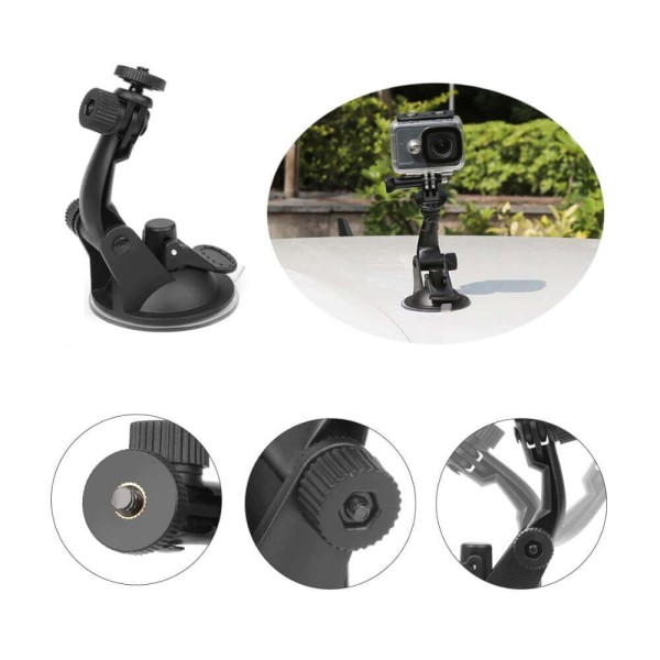 Encontraproduto.com.br - Suporte com Ventosa para GoPro e Câmeras Similares