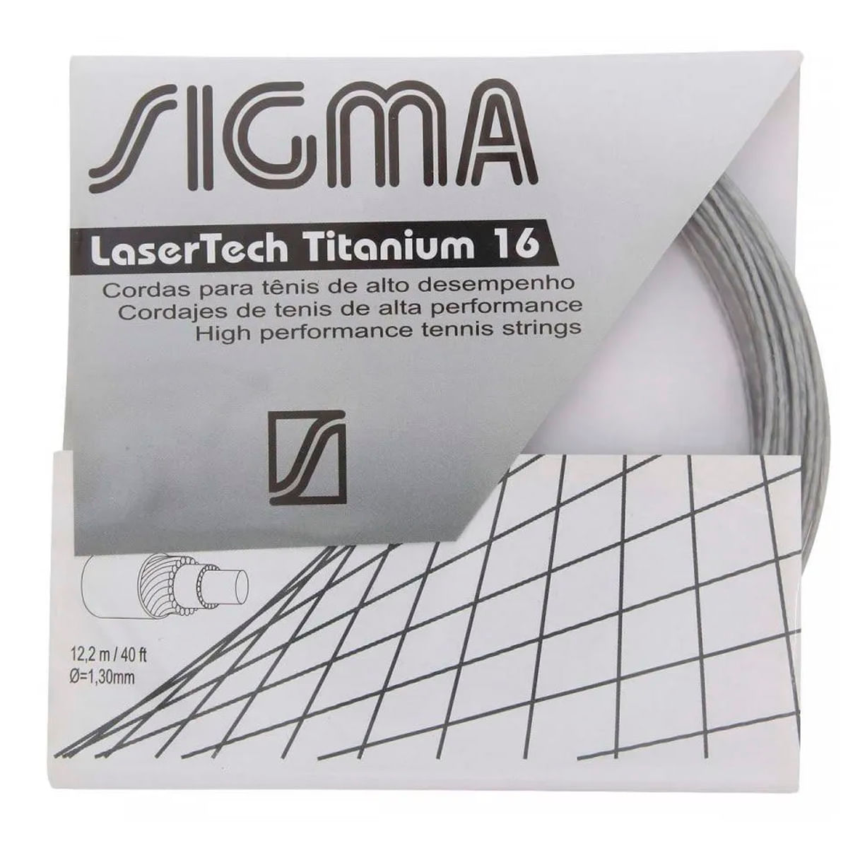 Sigma Laser Tech Titanium 16 1.30mm Cinza
