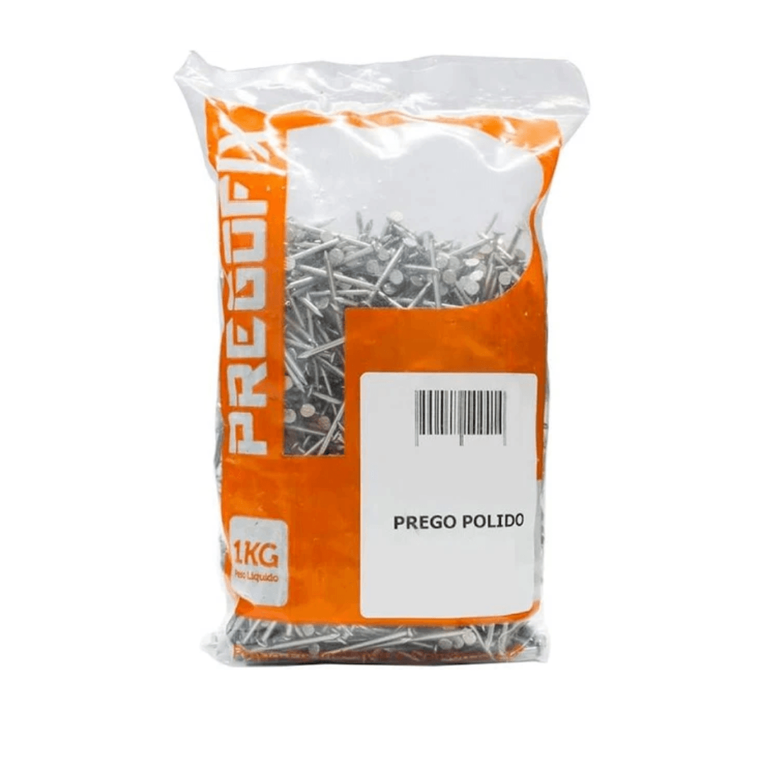 Prego Polido com Cabeça 17x21 1kg - NewFix