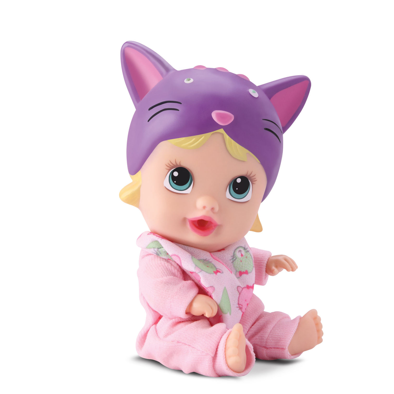 Conjunto - Little Dolls - Soninho - Faz Xixi - Gato DIVERTOYS
