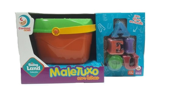 Encontraproduto.com.br - Baby Land - Maletuxo Didatico Letras - Verde CARDOSO