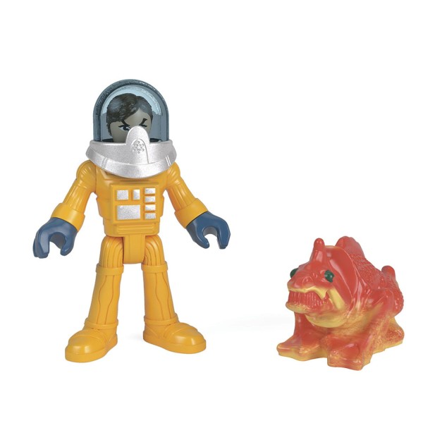 Encontraproduto.com.br - Boneco Basico Imaginext - Astronauta e Alien MATTEL