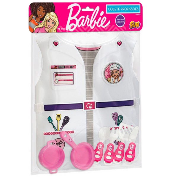 Encontraproduto.com.br - Barbie - Colete de Profissoes - Cozinheira START