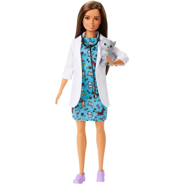 Encontraproduto.com.br - Boneca - Barbie Profissoes - Cuidadora De Animais MATTEL