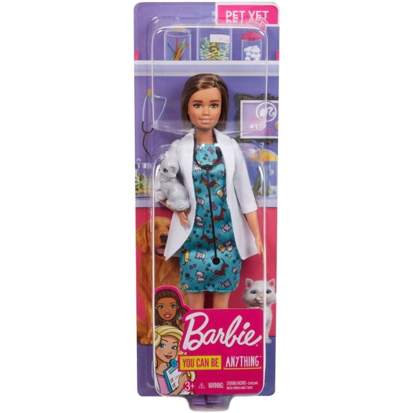 Encontraproduto.com.br - Boneca - Barbie Profissoes - Cuidadora De Animais MATTEL