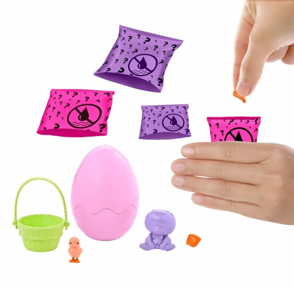 Encontraproduto.com.br - Barbie color reveal pets ovo surpresa - GVK58 - Laranja MATTEL
