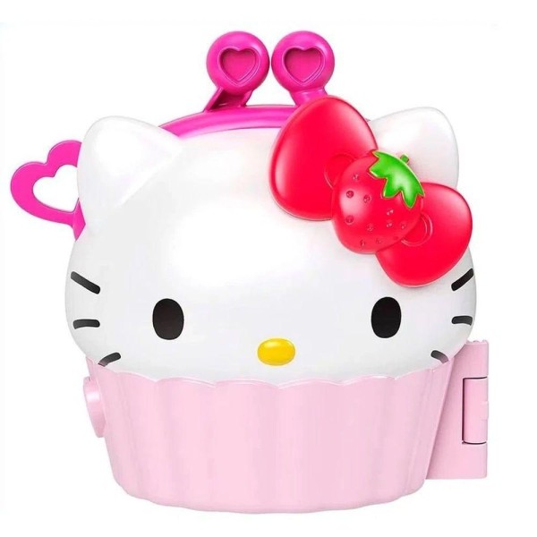 Encontraproduto.com.br - Padaria de Cupcakes Mini Hello Kitty and Friends-GVB27 MATTEL