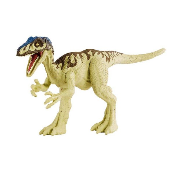 Encontraproduto.com.br - Figura Jurassic World - Dinossauro Basico - Conjunto de Ataque - Coelurus MATTEL