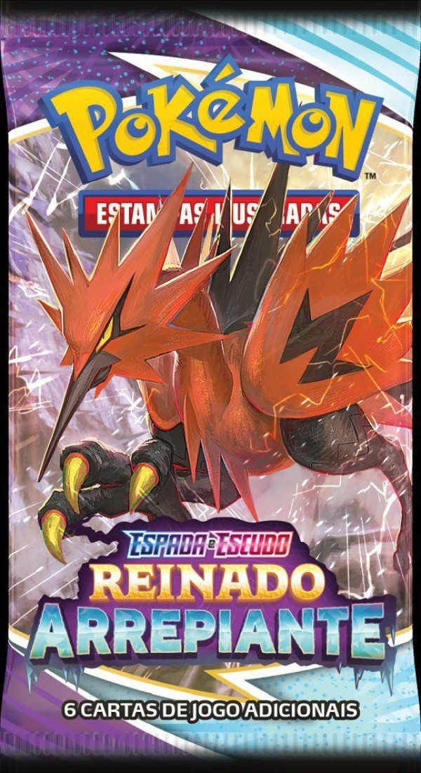 Encontraproduto.com.br - Blister Triplo Pokemon Reinado Arrepiante - Phanpy COPAG DA AMAZONIA