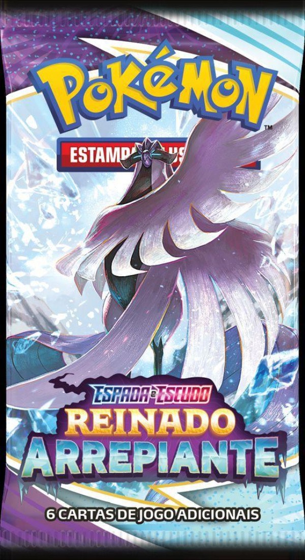Encontraproduto.com.br - Blister Triplo Pokemon Reinado Arrepiante - Phanpy COPAG DA AMAZONIA