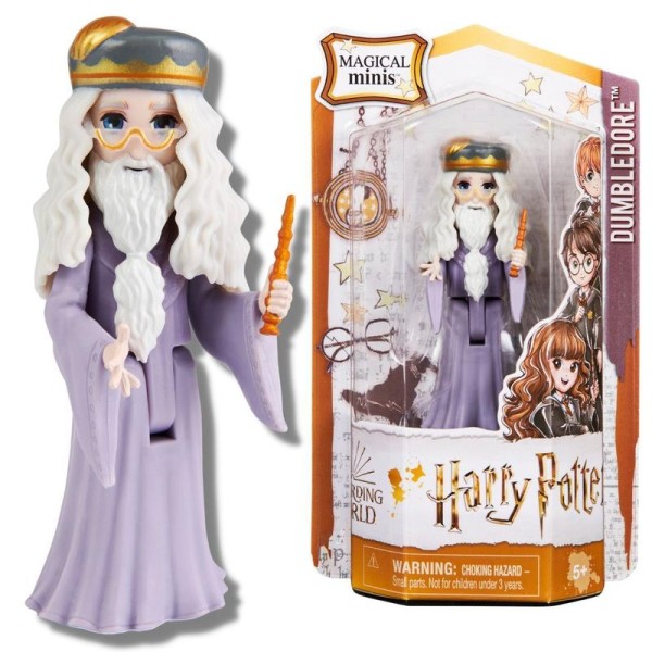 Mini Boneco - Harry Potter - Wizarding World - Dumbledore - Amuletos Magicos SUNNY BRINQUEDOS