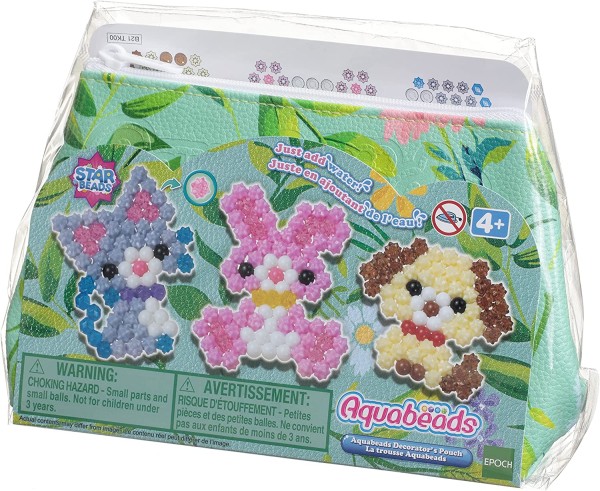 Encontraproduto.com.br - Aquabeads Pouch Animais Fofos Com Bolsinha e Acessorios EPOCH MAGIA