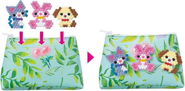 Encontraproduto.com.br - Aquabeads Pouch Animais Fofos Com Bolsinha e Acessorios EPOCH MAGIA