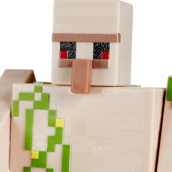 Encontraproduto.com.br - Conjunto com figuras articuladas - Steve e Golem de Ferro - Minecraft MATTEL