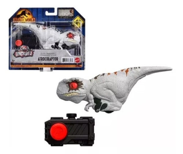 Encontraproduto.com.br - Dinossauros - Jurassic World Dominion - Uncaged Click Tracker Cinza - GYN38 MATTEL