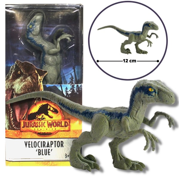 Encontraproduto.com.br - Boneco - Jurassic World - Velociraptor Blue (GWT49) MATTEL