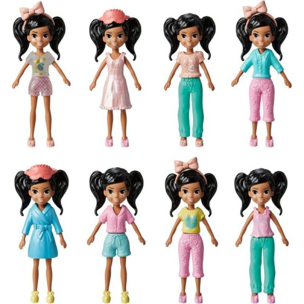 Encontraproduto.com.br - Boneca - Polly Pocket - Conjunto de Looks Verde - MATTEL