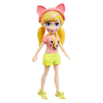 Encontraproduto.com.br - Boneca - Polly Com Armario Giratorio - Cachorrinho - MATTEL