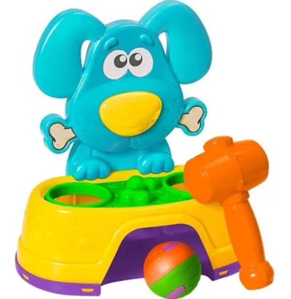 Bate Dog - Brinquedo Didatico - Azul - 242 JP BRINK LTDA EPP