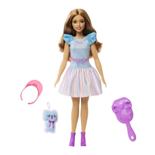 Encontraproduto.com.br - Boneca My Firsty Barbie - Minha Primeira Familia - Com Coelhinho MATTEL