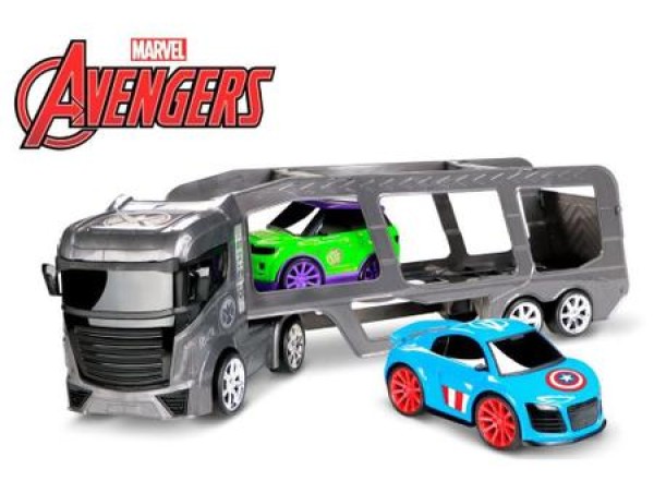 Caminhao - Cegonha Capitao America e Hulk ROMA JENSEN