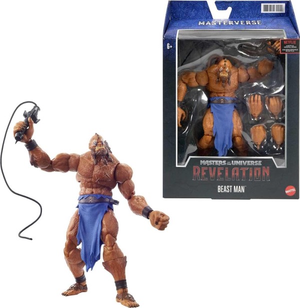 Encontraproduto.com.br - Boneco Masters of the Universe - Revelation - Beast Man MATTEL