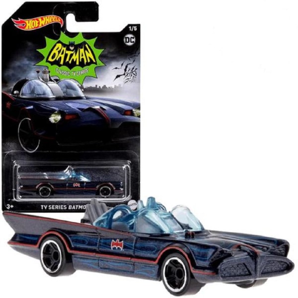 Encontraproduto.com.br - Carrinho - Hot Wheels - Batmovel Classico TV MATTEL