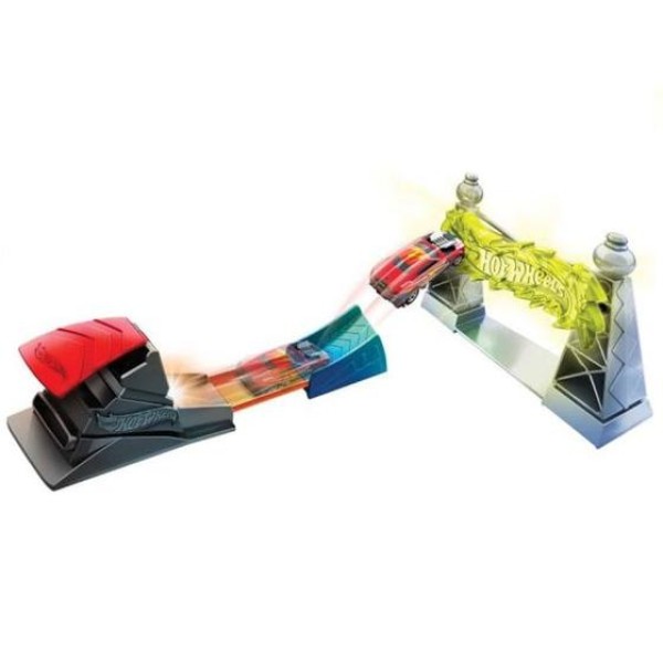 Encontraproduto.com.br - Pista de Acrobacias - Torre Eletrica - Hot Wheels Action MATTEL