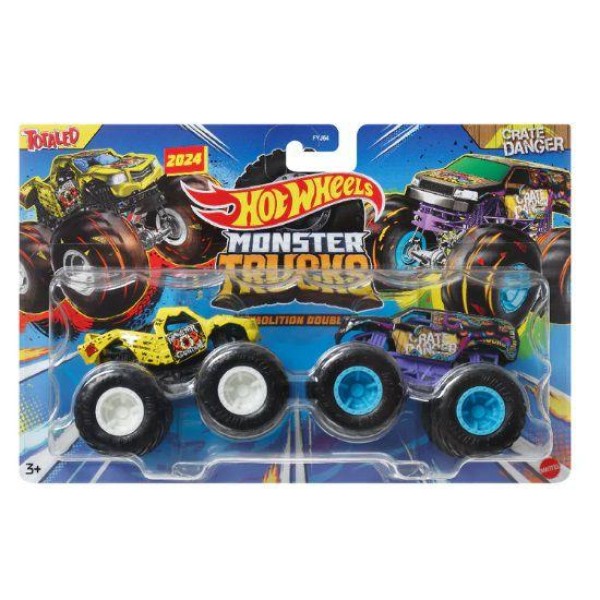 Carrinhos - Crate Danger - Hot wheels Monster Trucks MATTEL
