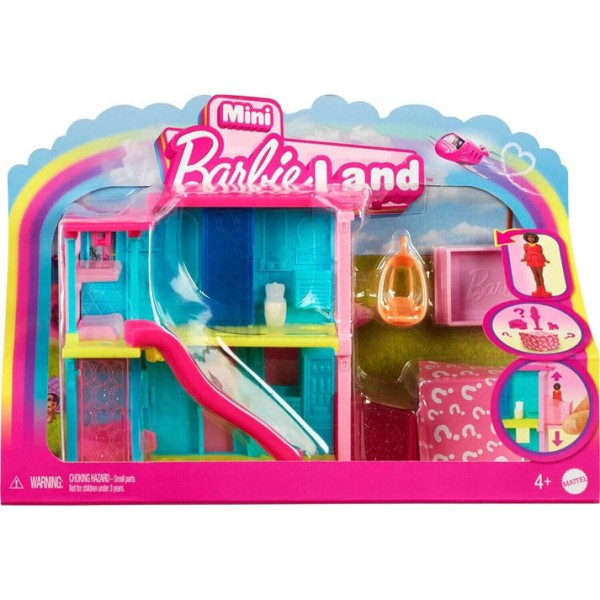 Encontraproduto.com.br - Conjunto - Mini Barbie Land com Escorregador MATTEL