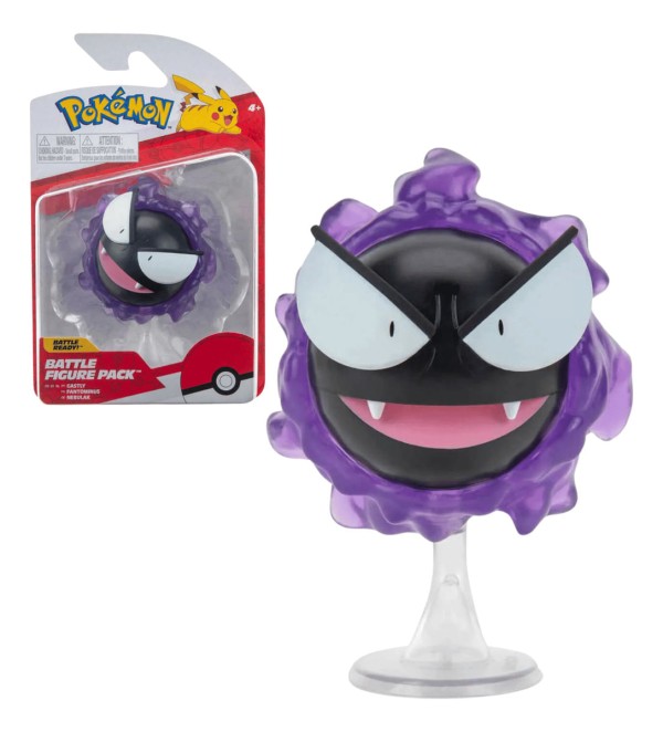 Encontraproduto.com.br - Boneco - Gastly Pokemon Battle - 2601 SUNNY BRINQUEDOS