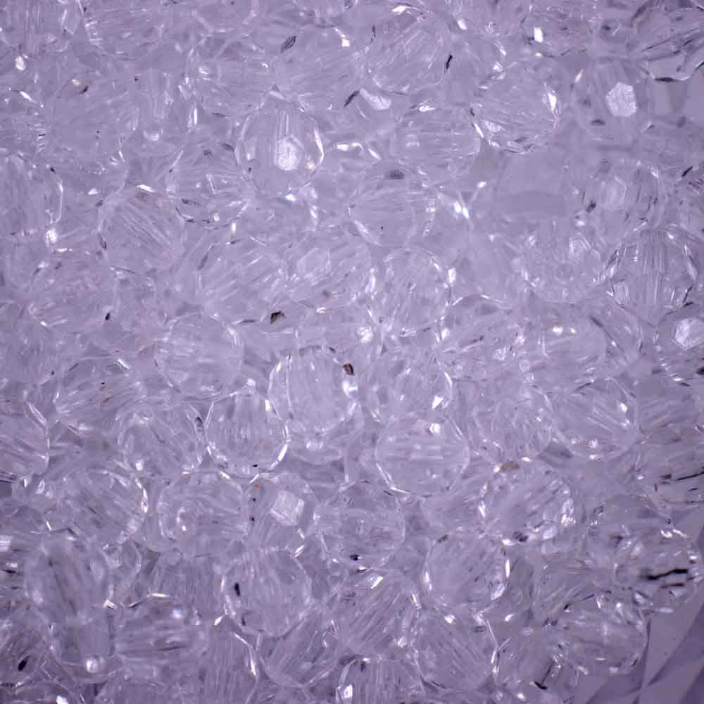Encontraproduto.com.br - BOLA SEXTAVADA PASSANTE 08MM EM ACRILICO COM 500GR