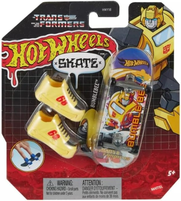 Skate de Dedos Hotwheels - Transformers Bumblebee MATTEL