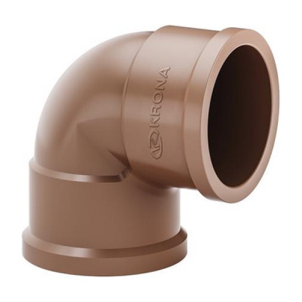 Encontraproduto.com.br - Kit 30 Pçs Krona Joelho Soldavel 90º X 25 Mm