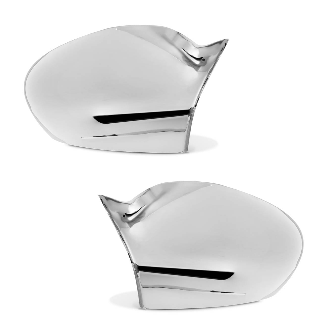 Encontraproduto.com.br - Aplique Retrovisor Fox 2003 2004 2005 2006 2007 2008 2009 Cromado Design Original