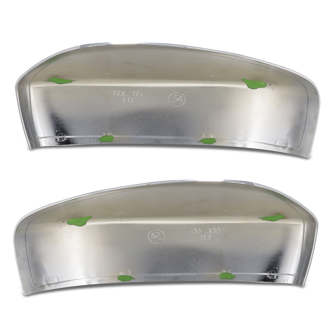 Encontraproduto.com.br - Aplique Cromado Retrovisor Gol Voyage Saveiro G5 2009 a 2013 Encaixe Perfeito Dupla Face