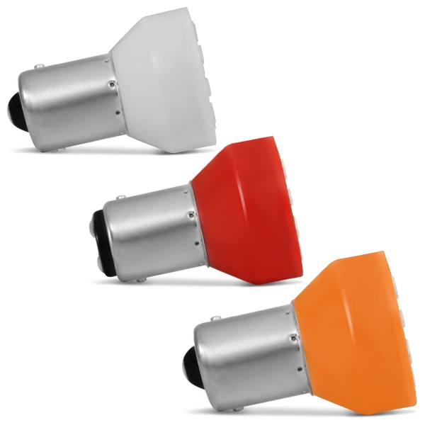 Encontraproduto.com.br - Kit 8 Lâmpadas Leds Tuning Lanterna Traseira Pisca Seta Ré