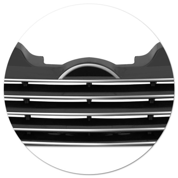 Encontraproduto.com.br - Grade Gol Parati Saveiro G3 Fase 1 2000 2001 2002 Friso Cromado Centro Contorno Sem Emblema