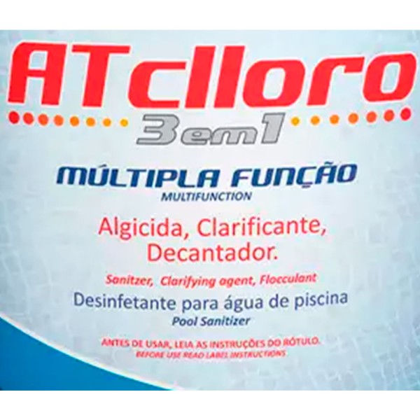 Encontraproduto.com.br - Cloro Atcllor 3 Em 1 Multifunção 10Kg