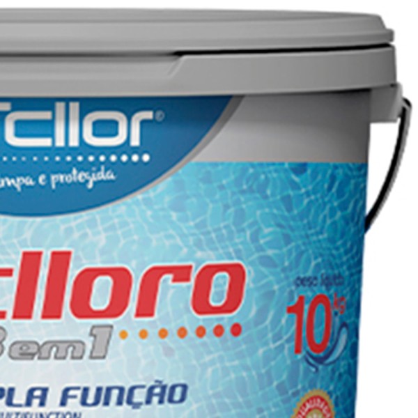 Encontraproduto.com.br - Cloro Atcllor 3 Em 1 Multifunção 10Kg