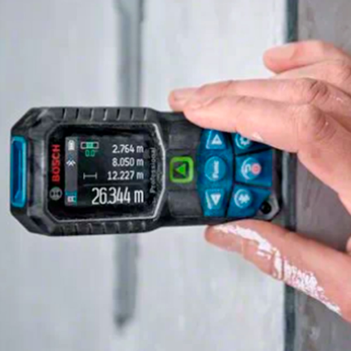 Encontraproduto.com.br - Trena a Laser Bosch GLM 50-27 CG Verde Profissional