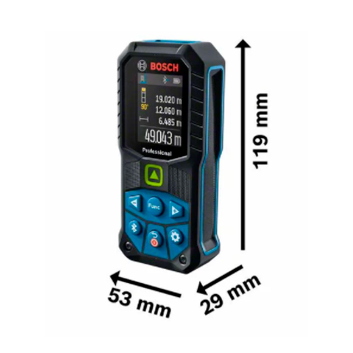 Encontraproduto.com.br - Trena a Laser Bosch GLM 50-27 CG Verde Profissional