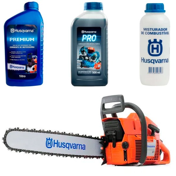 Kit de Motosserra Husqvarna 61 a Gasolina 61,5cc Sabre 18