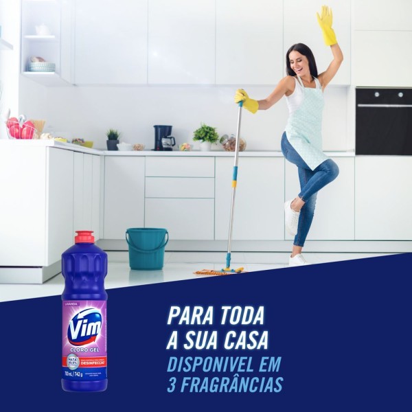 Encontraproduto.com.br - Cloro Gel Vim Lavanda 700ml