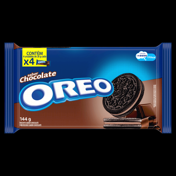 Encontraproduto.com.br - Biscoito Recheado Oreo Chocolate Multipack 144g
