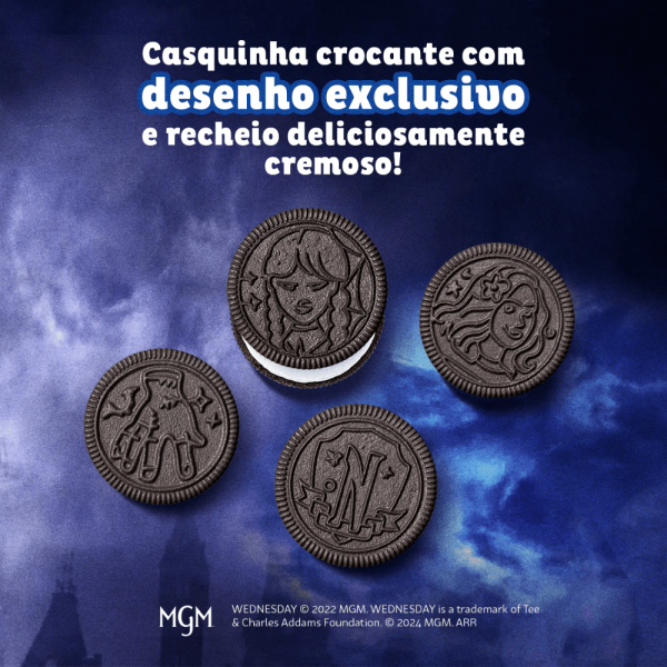 Encontraproduto.com.br - Biscoito Recheado Oreo Chocolate Multipack 144g