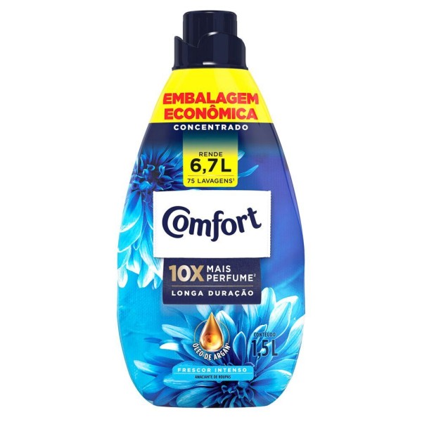 Encontraproduto.com.br - Amaciante Concentrado Comfort Frescor Intenso 1,5 L