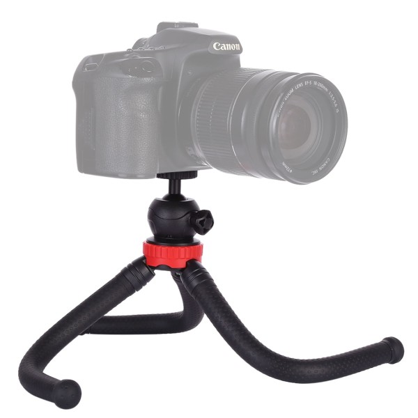 Encontraproduto.com.br - Tripé para GoPro / Celular / Câmeras Compactas Octopus Flexível