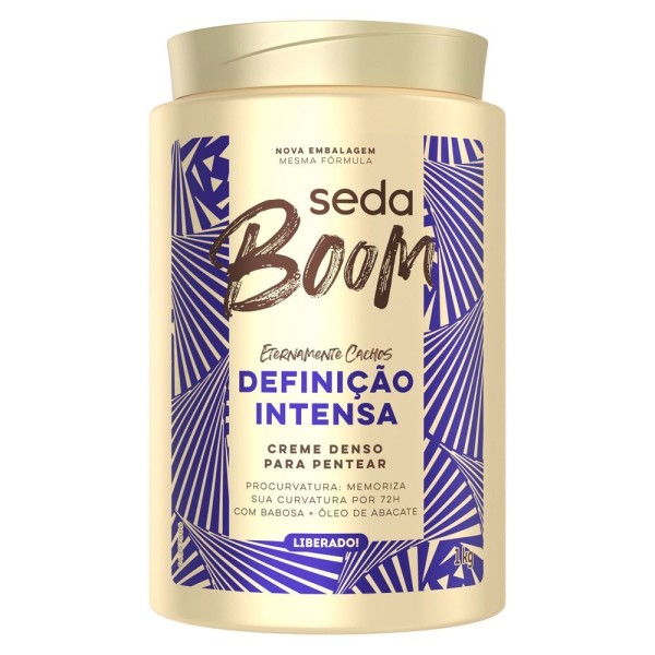 Encontraproduto.com.br - Creme para Pentear Seda Boom Definição Intensa 1 kg