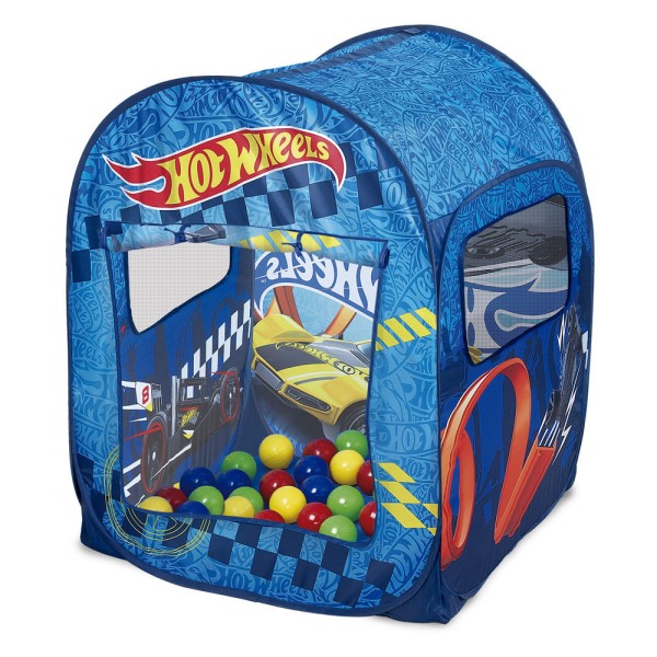 Encontraproduto.com.br - Hot Wheels - Barraca Infantil com 50 Bolinhas - Looping - Fun START